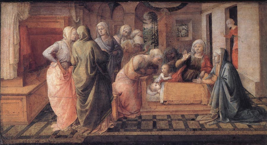 Fra Filippo Lippi The Infant St Ambrose's Mirache of the Bees